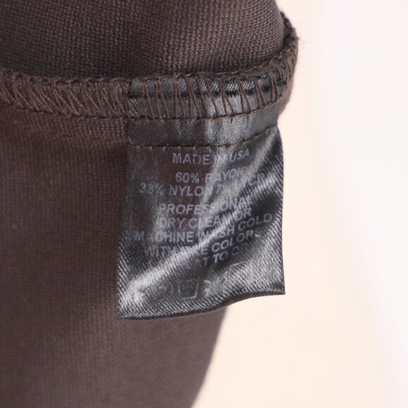 KAL RIEMAN Maya Funnelneck Dress in Espresso Easy Fit Drop Waist Size M - Picture 8 of 8